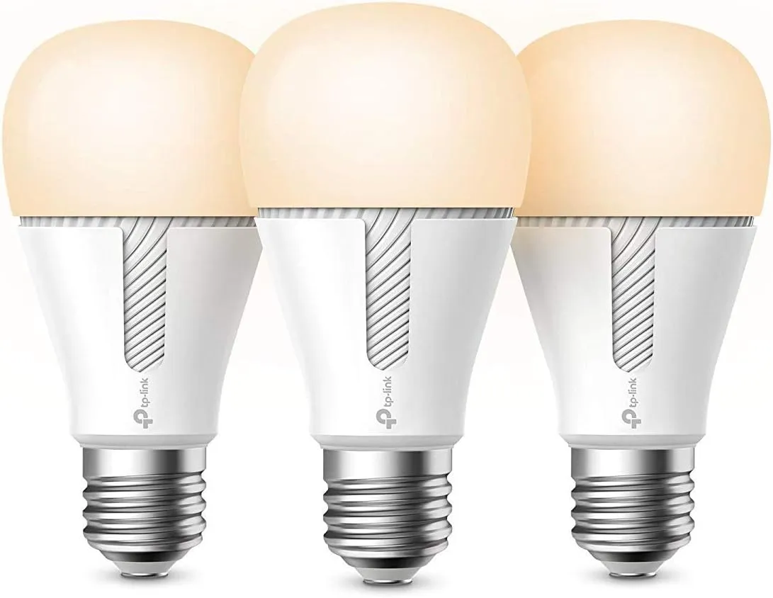 TP-Link KL110P3 Kasa Smart WiFi Light Bulbs (3-pack), Dimmable No Hub Required, Compatible with Alexa & Google