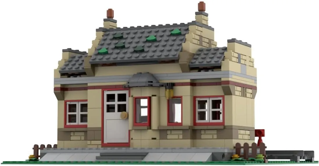 Train Station Modular Architectural Model Building Blocks Set, Street Scene Building Blocks, City Architecture Series Blocks Gift for Teen Adult (492PCS), 1CRMSTY5843XW7B6YV11Q