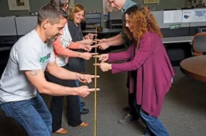 Trainers Warehouse Helium Stick | Build Teams and Communication Skills - Easy to Facilitate - Fast & Flexible - Success for Leadership & Listening - Easy to Carry