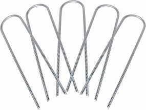 Trampoline Stakes, Heavy-Duty Construction, Accurately Cut Ends, Wide Applications, Christmas Outdoor Decoration, Soccer Goals, Hoses, Camping Tents, Swing Set, Fences, Budget-Friendly Option