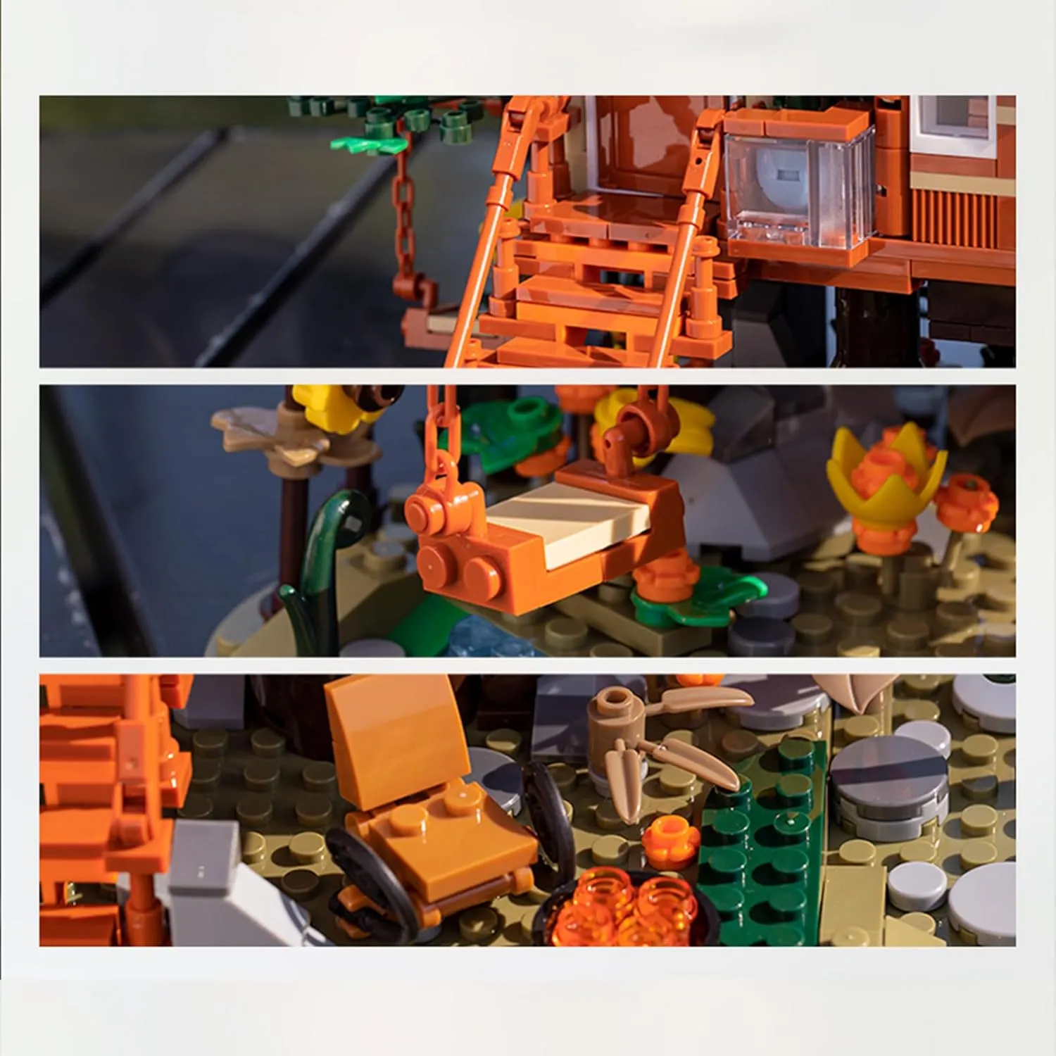 Tree House Building Set - 1711PCS Four Seasons Wooden Treehouse Building Kit for Adults & Teens - Tree House Model Kit for Home Decor - Birthday Gift for Kids Girls Boys Age 6-12 Years