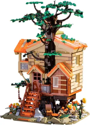 Tree House Building Set - 1711PCS Four Seasons Wooden Treehouse Building Kit for Adults & Teens - Tree House Model Kit for Home Decor - Birthday Gift for Kids Girls Boys Age 6-12 Years