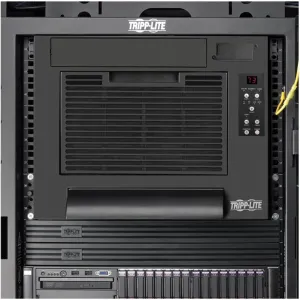 Tripp Lite Rack-Mount Cooling Unit Air Conditioner, 7000 BTU (2.0kW), 120V, 8U, 5-15P Plug (SRCOOL7KRM) , Black