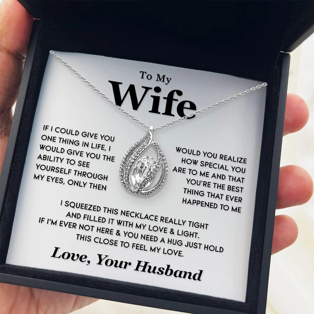 TRYNDI Necklace - Gifts for Wife from Husband: Christmas, Anniversary, Birthday Ideas; Romantic Gifts for Her