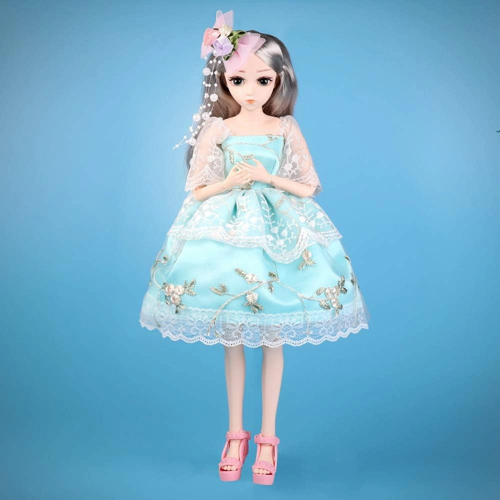 UCanaan BJD Dolls 1/4 SD Smart Doll 18 Inch 18 Ball Jointed Doll DIY Toys with Full Set Clothes Shoes Wig Makeup, Best Gitfs for Girls Christmas Birthday