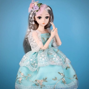 UCanaan BJD Dolls 1/4 SD Smart Doll 18 Inch 18 Ball Jointed Doll DIY Toys with Full Set Clothes Shoes Wig Makeup, Best Gitfs for Girls Christmas Birthday