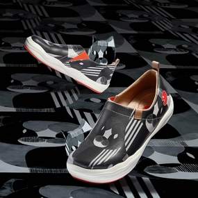 UIN Men's Fashion Sneakers Painted Walking Art Travel Shoes Toledo Ⅷ