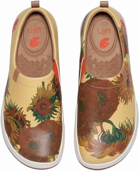 UIN Men's Fashion Sneakers Painted Walking Art Travel Shoes Toledo Ⅷ