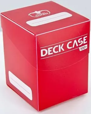 Ultimate Guard Deck Case 100  Standard Size Red Deck Box