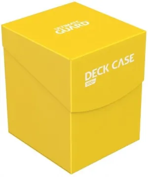 Ultimate Guard Deck Case 100  Standard Size Yellow Deck Box