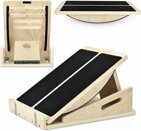 Ultimate Wobble & Slant Board Combo for Balance Training, Calf Stretching, and Core Strength – Perfect for Balance Boards、Wobble Board and Calf Stretcher Enthusiasts