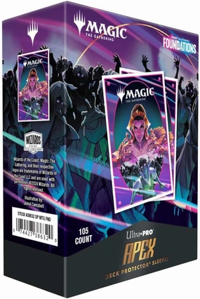 Ultra PRO - Foundations Liliana 105ct APEX Deck Protector™ Sleeves for Magic: The Gathering, Card Sleeves & Top Loaders for Cards - Friendly Trading Card Game Accessories - Durable Deck Sleeves