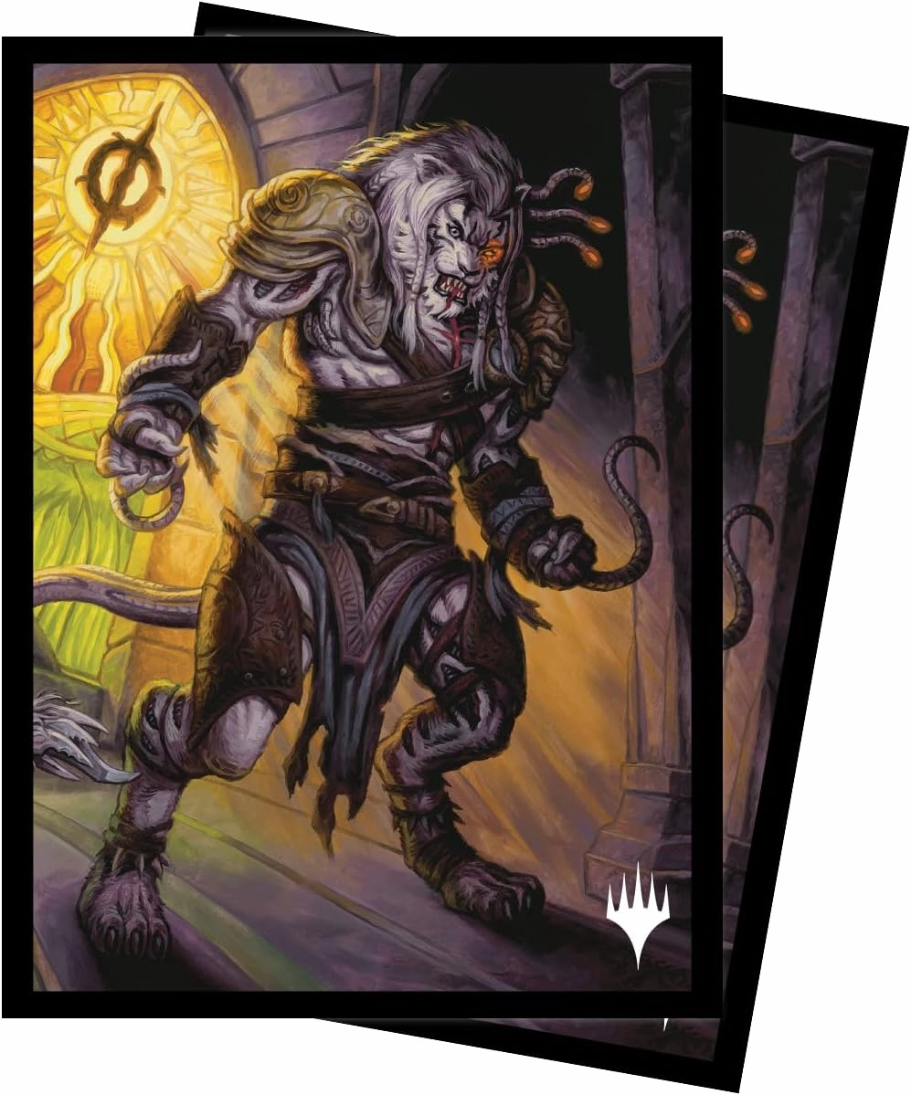 Ultra PRO - Magic: The Gathering - Dominaria United 100ct Standard Card Sleeves (V4) - Protect Your Collectible Trading Cards, and Gaming Cards from Wear, Tear, and Peeling with ChromaFushion Tech