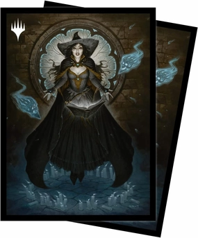 Ultra PRO - Magic: The Gathering Battle for Baldur's Gate, Commander Legend 100ct Card Sleeves (Tasha, The Witch Queen) - Protect Your Collectible Trading Cards with ChromaFushion Technology