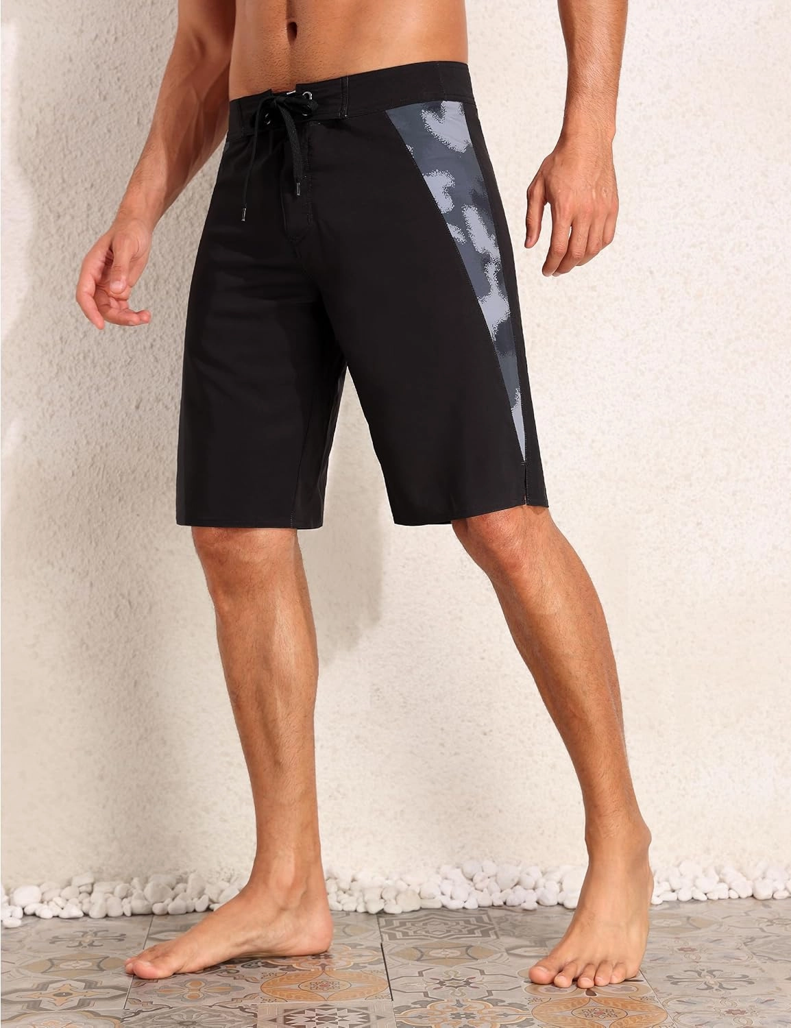 unitop Mens Swim Trunks with Compression Liner Bathing Suit 9" Surfing Summer Board Shorts with Pocket