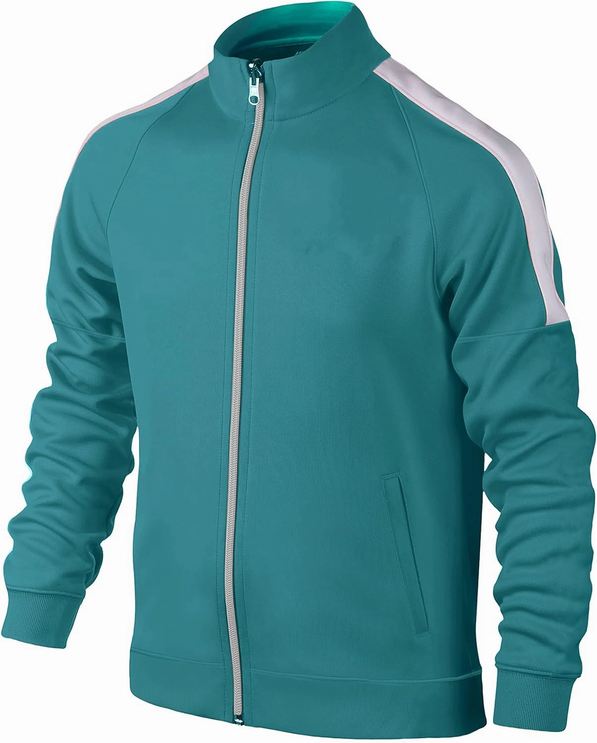 URBAN BUCK Mens Full Zip Casual Tracksuit Set Regular Fit Running Jogging Sport 2 Piece Athletic Green Men Sweat Suit