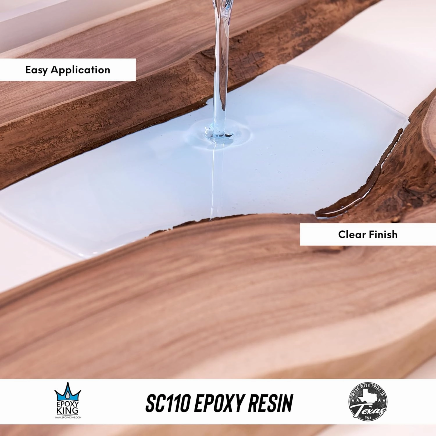 UV Resistant Marine Grade EPOXY Resin * Clear * Non-Toxic * Boat * BAR TOP * Table TOP * Fiberglass * Wood * Laminating (15 Gallon Kit)