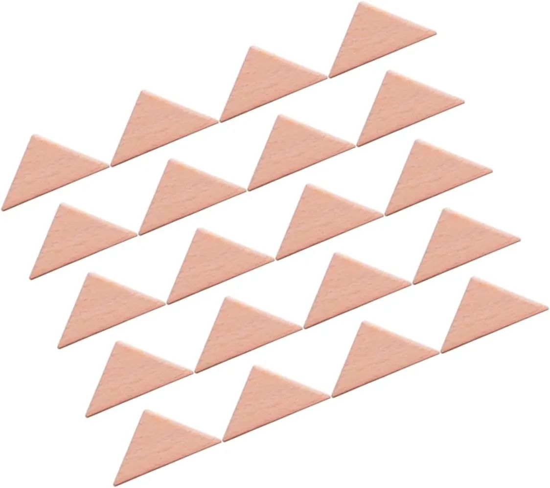 Vaguelly 20pcs Geometric Building Blocks Early Education for Safe and Big Triangle Design for Home Kindergarten and Picnics Enhances Creativity and Coordination