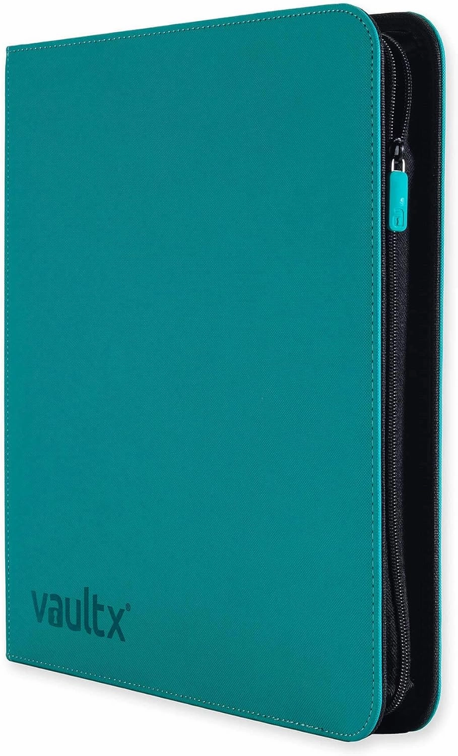 Vault X 12 Pocket Trading Card Zip Binder - 480 cards, Premium Exo-Tec Album Material, 20 Side-Loading Pages, Folder for Collectible Card Games, Sports, TCG (Teal)