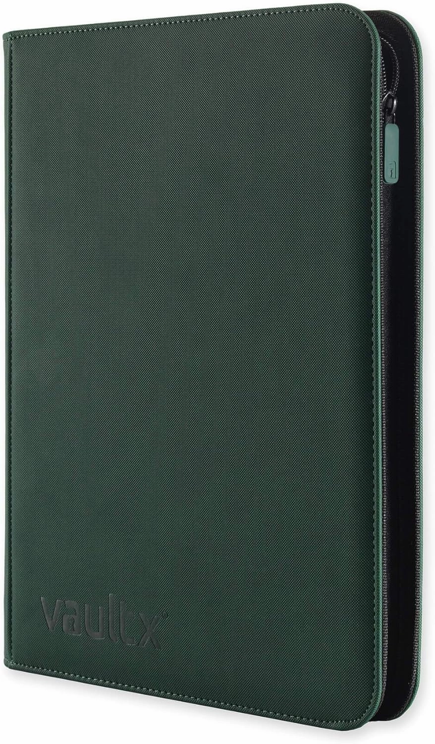 Vault X 9 Pocket Trading Card Zip Binder, 360 Cards, Premium Exo-Tec Album Material, 20 Side-Loading Pages, Folder for Collectible Games, Sports, TCG (Green)