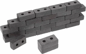 VICASKY Miniature Bricks DIY Kit 40pcs Mini Bricks for Dollhouse Landscape Architectural Miniature Blocks
