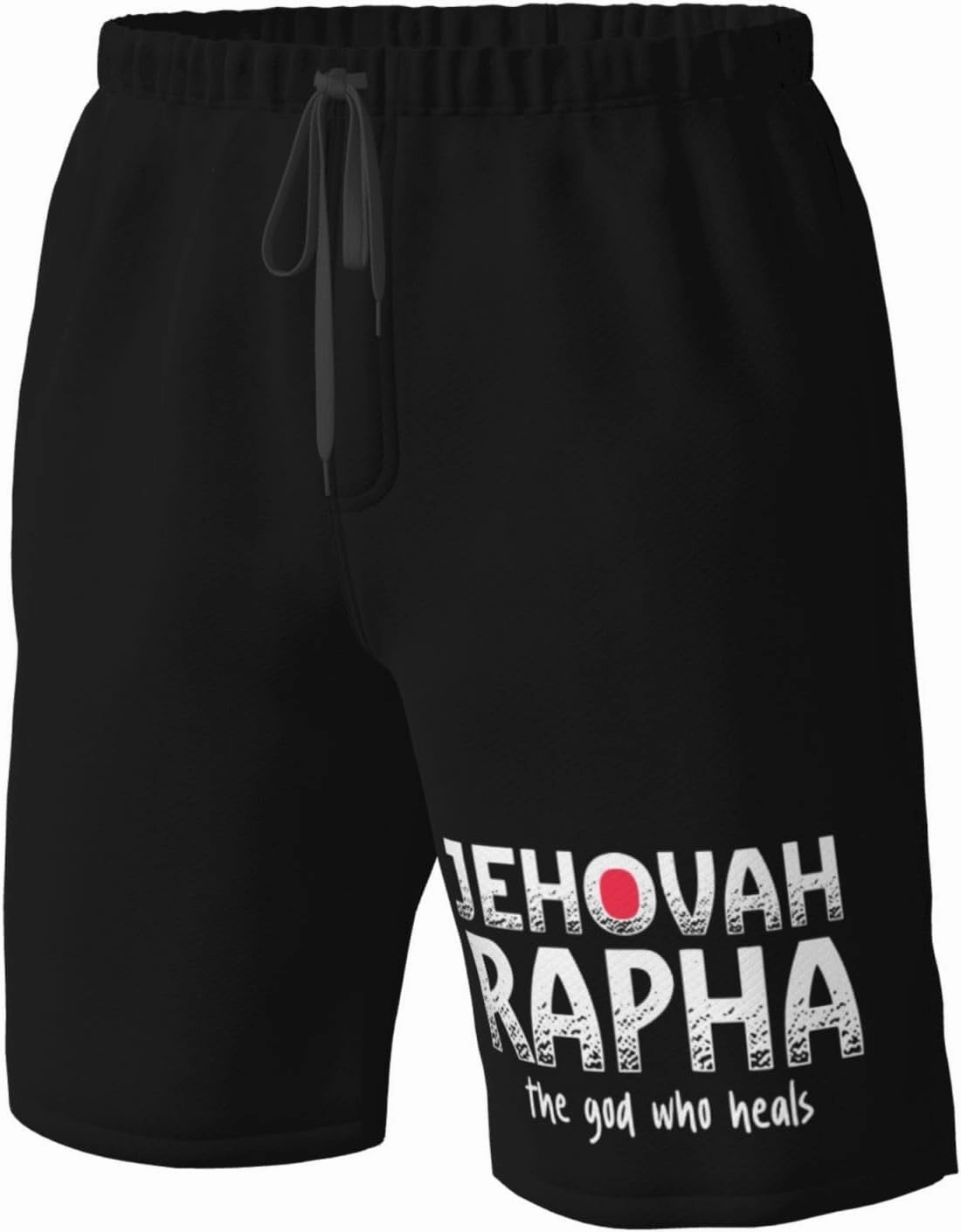 Vintage Jehovah Rapha The god who Heals Men's Swim Trunks Quick Dry Beach Board Shorts Swimwear Bathing Suits,