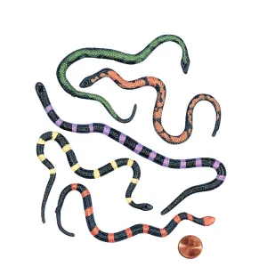 Vinyl Stretchable Snakes (12/package) 48¢ each
