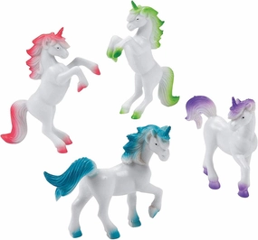 VINYL UNICORN FIGURES - Toys - 12 Pieces