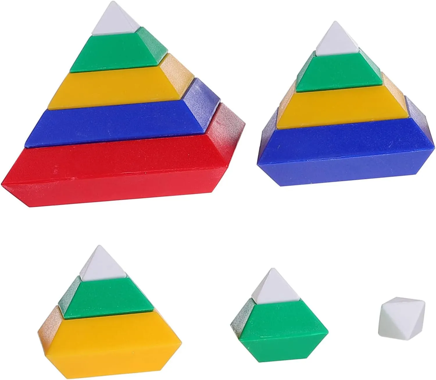 Wakauto 1Set Stacking Block Funny Building Blocks for Early Educational Stem for Hand Eye Coordination and Imagination Development