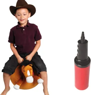 WALIKI Horse Hopper Ball | 20-Inch Deluxe Inflatable Cowboy Rodeo Jumping Ball with Handles | Sit & Bounce Ride-On Toy for Kids Ages 6, 7, 8, and 9 | Fun Indoor/Outdoor Play