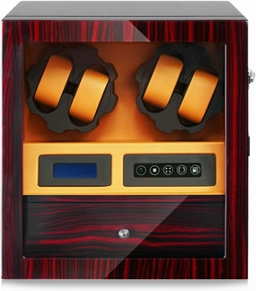 Watch Winders Automatic Mechanical Watch Shaker Vertical Smart Winding Box Silent Motor Watch Rotating Device Multi-Slot Watch Storage Case Organizer Suitable for Mechanical Watches