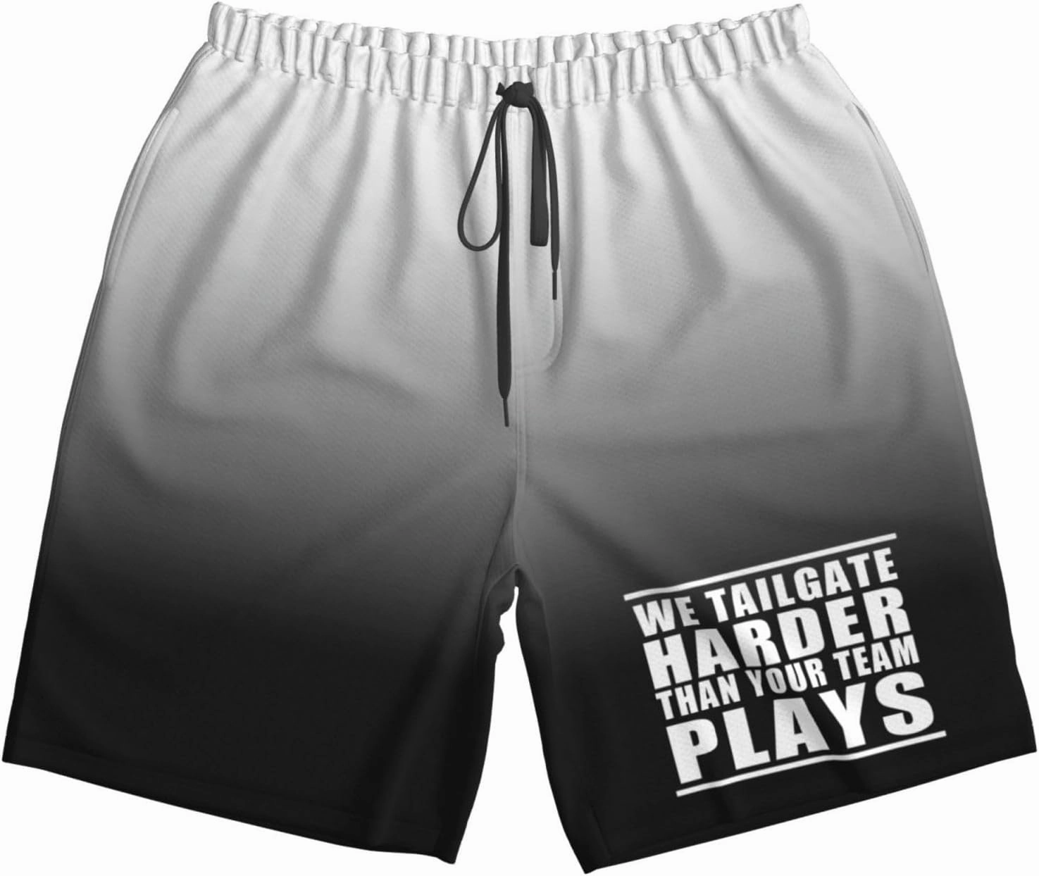 We Tailgate Harder Than Your Team Plays Men's Swim Trunks Quick Dry Beach Board Shorts Swimwear Bathing Suits,