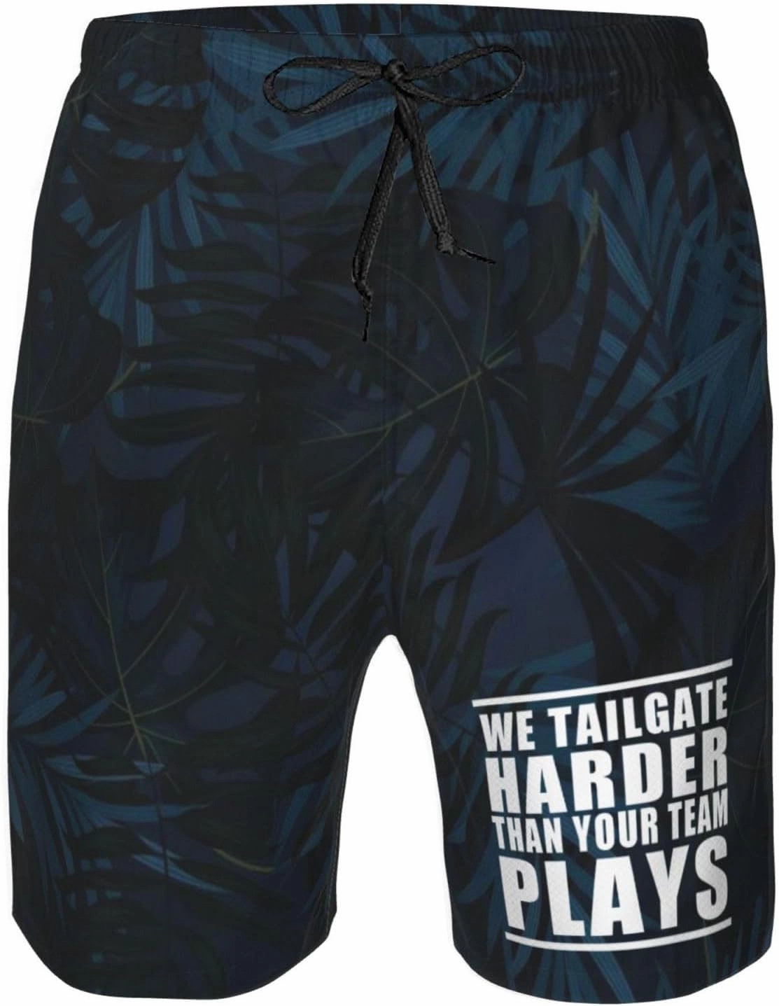 We Tailgate Harder Than Your Team Plays Men's Swim Trunks Quick Dry Beach Board Shorts Swimwear Bathing Suits,