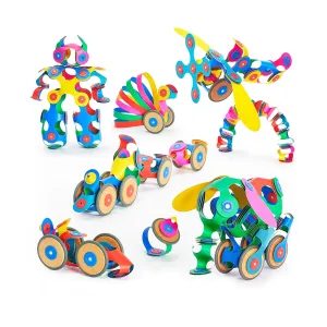 Wheel Creator Pack, 72 Pieces Pack - Construction Magnet Toy
