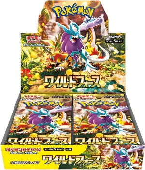 Wild Force Japanese Pokemon Booster Box (30 Packs) | Scarlet & Violet Set | Pokémon Trading Cards | 30 Booster Packs | TCYM Authenticated | Pokemon TCG Pack | Japanese Temporal Forces |