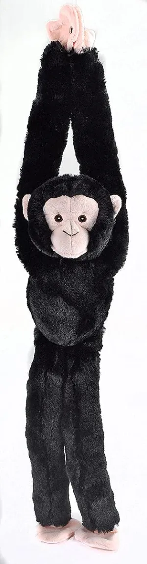 Wild Republic Ecokins Hanging Chimp, Stuffed Animal, 22 inches, Gift for Kids, Plush Toy, Made from Spun Recycled Water Bottles, Eco Friendly, Child’s Room Decor