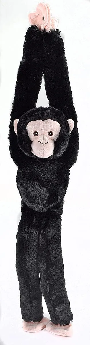 Wild Republic Ecokins Hanging Chimp, Stuffed Animal, 22 inches, Gift for Kids, Plush Toy, Made from Spun Recycled Water Bottles, Eco Friendly, Child’s Room Decor