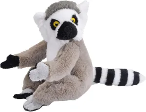 Wild Republic Ecokins Mini, Ring Tailed Lemur, Stuffed Animal, 8 inches, Gift for Kids, Plush Toy, Made from Spun Recycled Water Bottles, Eco Friendly, Child’s Room Decor