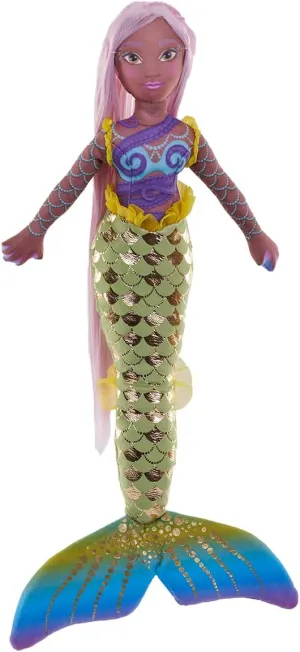 Wild Republic Mysteries of Atlantis, Mermaid Nyla, Stuffed Toy, 20 inches, Gift for Kids, Plush Toy, Doll, Fill is Spun Recycled Water Bottles