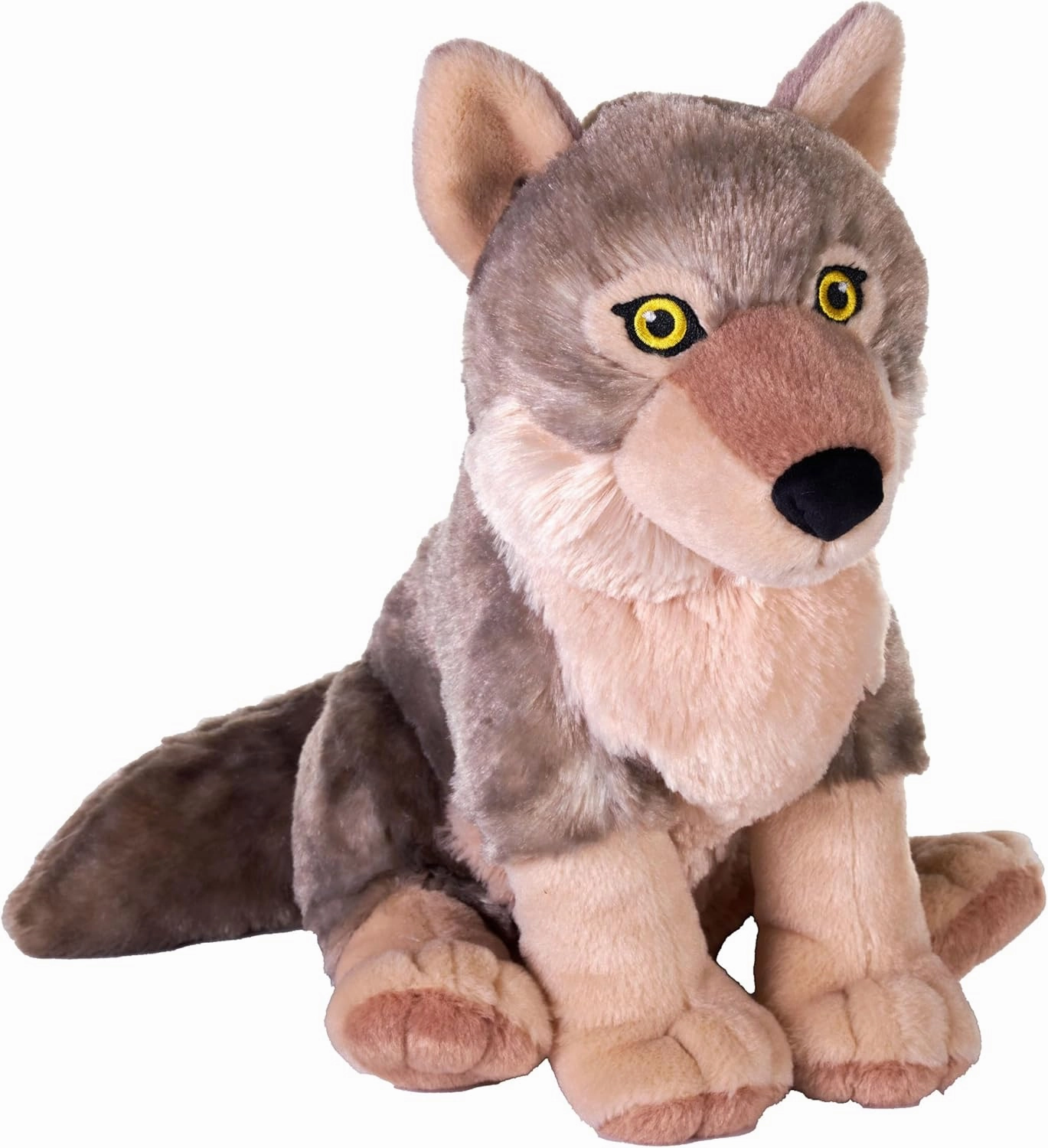 Wild Republic Cuddlekins Eco Wolf, Stuffed Animal, 12 Inches, Plush Toy, Fill is Spun Recycled Water Bottles, Eco Friendly