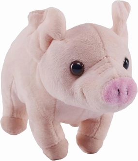 Wild Republic Pocketkins Eco Pig, Stuffed Animal, 5 Inches, Plush Toy, Made from Recycled Materials, Eco Friendly