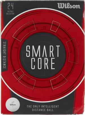 Wilson Smart Core Golf Ball - Pack of 24 (White)