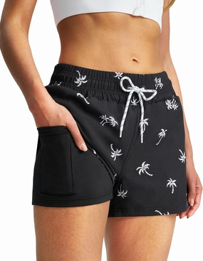 Women's 3''/5''/7'' Swim Board Shorts Quick Dry Beach Shorts with Liner Pockets Swimsuits Bottoms Trunks for Women