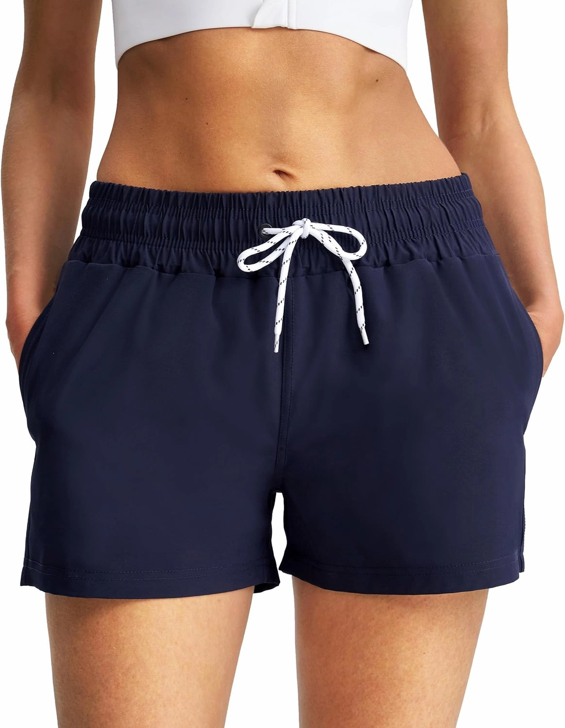 Women's 3''/5''/7'' Swim Board Shorts Quick Dry Beach Shorts with Liner Pockets Swimsuits Bottoms Trunks for Women