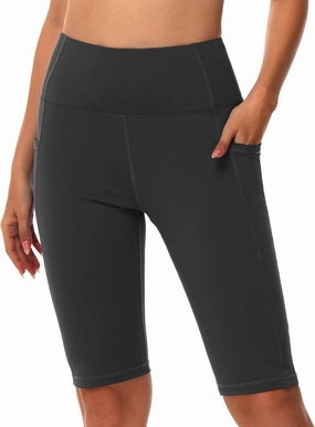 Women's High Waisted Long Swim Shorts - 5''/7''/9''/12" Tummy Control Swim Board Capris Bottoms Swimwear with Liner