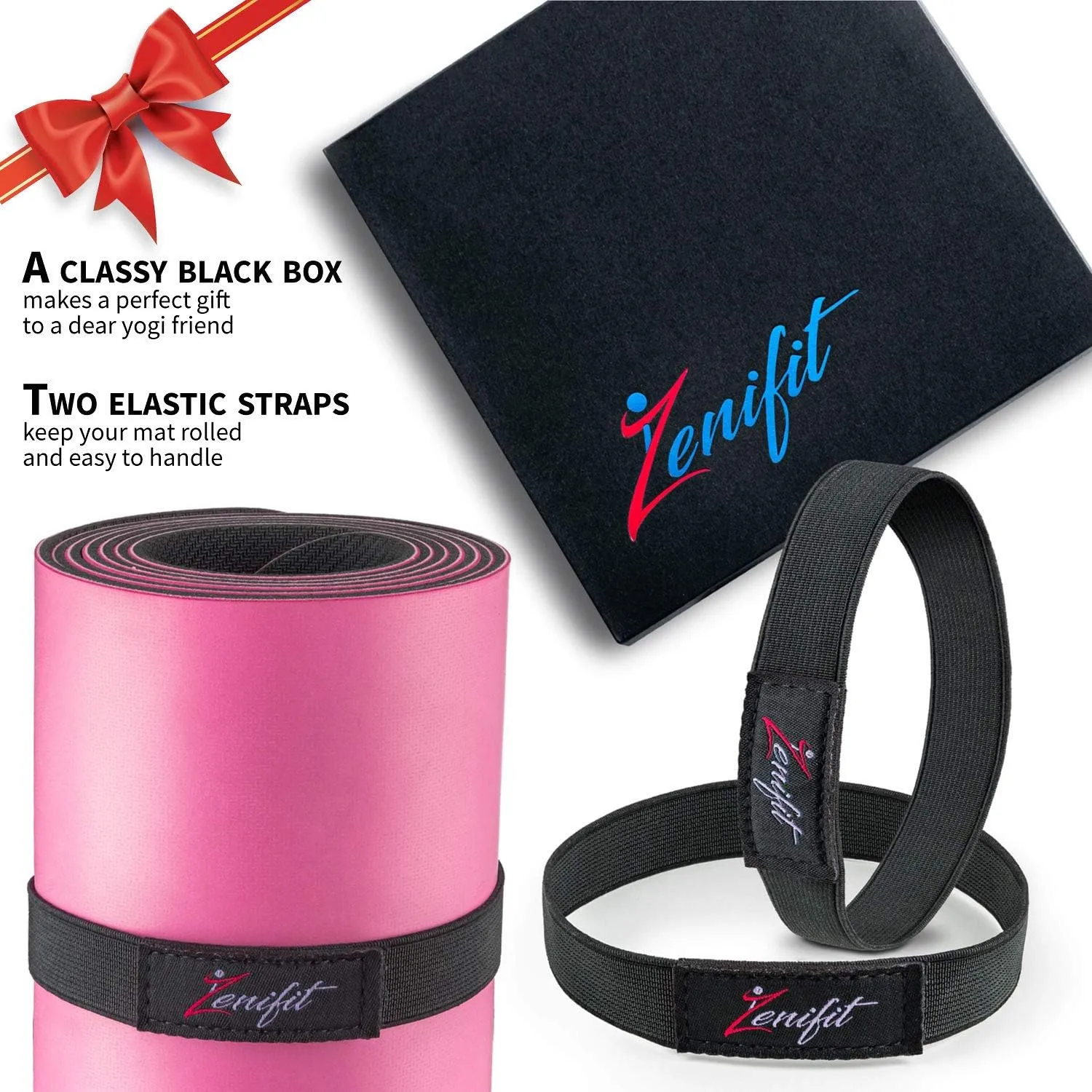 Yoga Mat Bag – Versatile Yoga Bag with Mat Straps & Storage Pockets, Holds Yoga & Pilates Mats, Lightweight & Durable