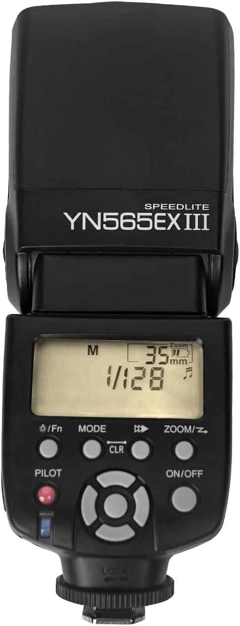 Yongnuo YN565EX III N Flash Speedlite, Wireless Slave TTL Manual and Multi Mode HSS, Compatible with D7500 D7200 D7100 D7000 D5600
