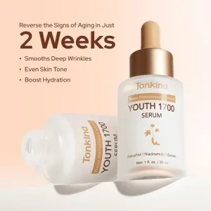 Youth 1700 Anti-Aging Duo Set, Ginseng extract Skin Care Kit, Reduce Wrinkle, Skin Firming and Moisturizing, For All Skin Types