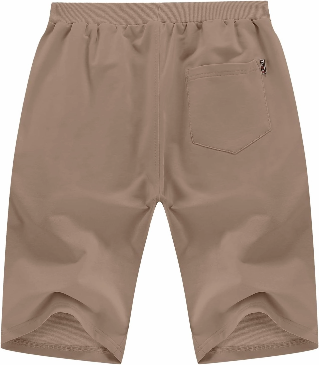 YTD Men's Shorts Casual Classic Fit Drawstring Summer Beach Shorts with Elastic Waist and Pockets