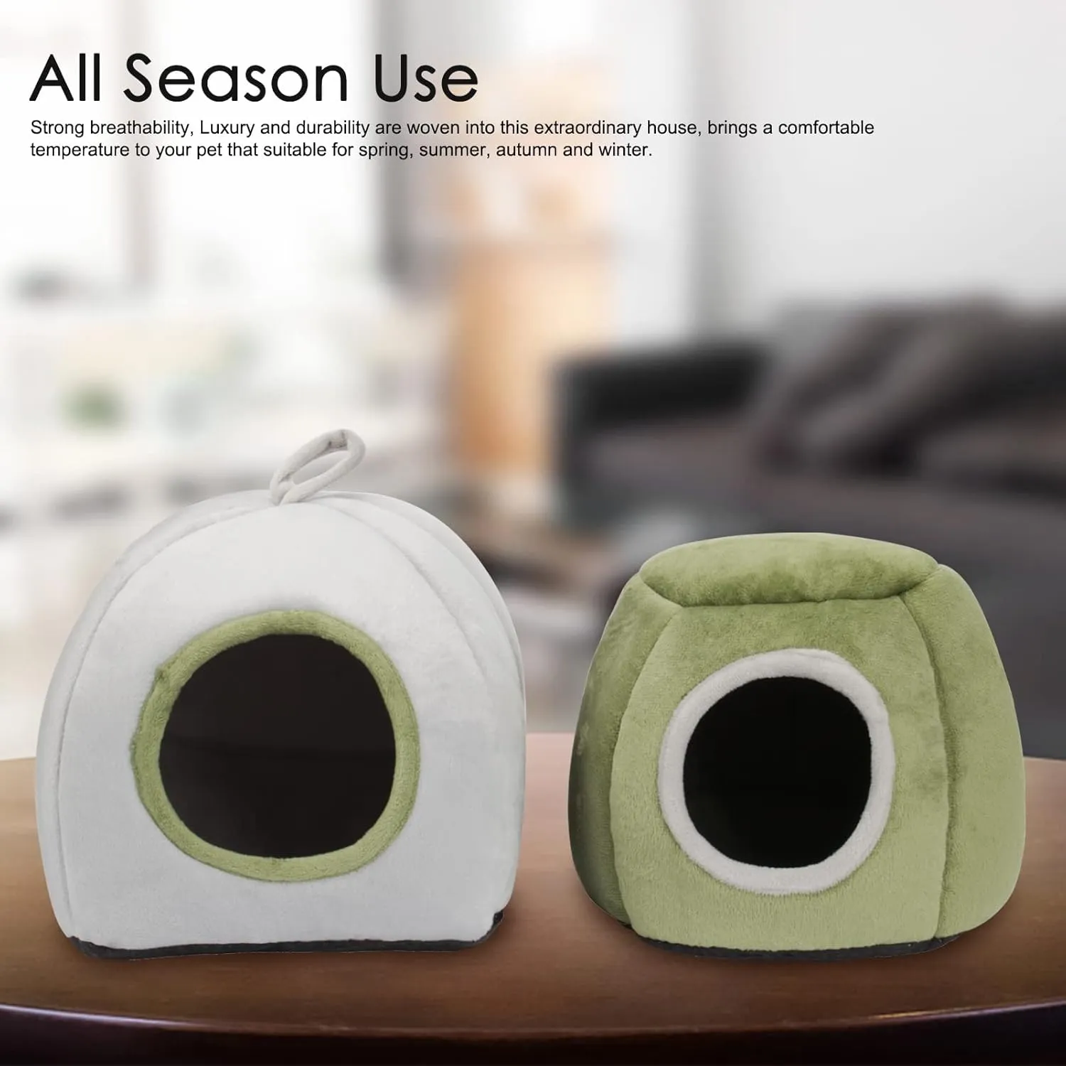 YUEPET Guinea Pig Beds 2 Pack - Washable Guinea Pig Cage Accessories Small Animal Bed Hideout for Guinea Pig, Chinchilla, Hamsters, Hedgehog